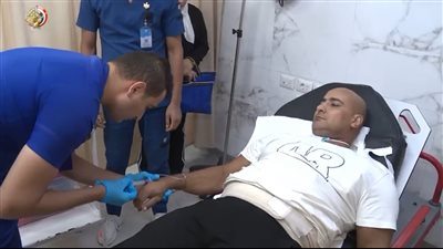 بتوجيهات السيسي، المجمع الطبي للقوات المسلحة بالمعادي يستقبل اللاعب أشرف فولة 