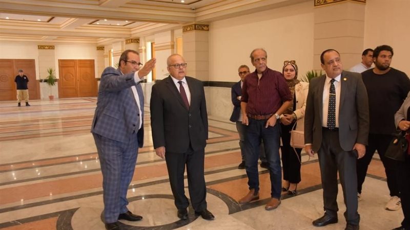 جولة تفقدية بجامعة