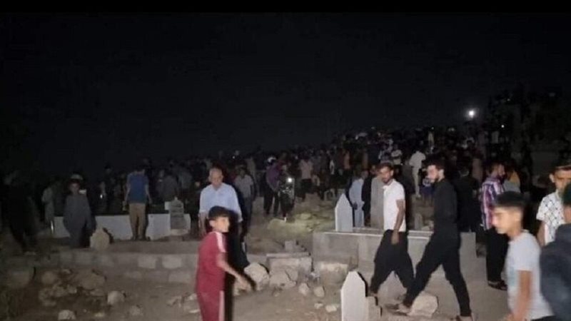أصوات مرعبة في قبر