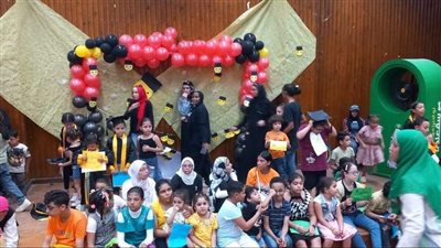 كلية الدراسات العليا للطفولة تحتفل بالعام الدراسي الجديد مع مركز رعاية ذوي الاحتياجات الخاصة