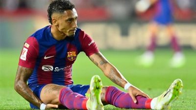 إصابة قوية تهدد موسم رافينيا مع برشلونة 