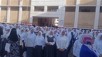  رجعوا التلامذة، صيحات الطلاب بـ240 مدرسة تردد تحية العلم في كفر الشيخ (صور) 