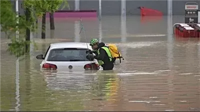 بسبب الفيضانات، أمريكا تعلن حالة الطوارئ وتعطل حركة النقل