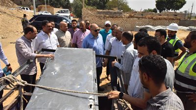 محافظ أسيوط يتفقد مشروع إنشاء محطة رفع صرف صحي بتكلفة 60 مليون جنيه