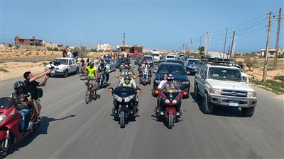 وزير الرياضة ومحافظ شمال سيناء يطلقان ماراثون رياضي بالشيخ زويد (صور)