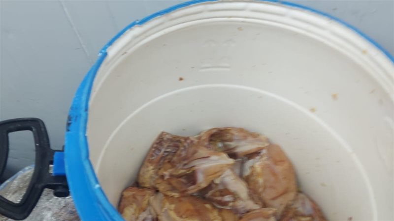 ضبط دواجن فاسدة في