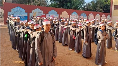 بالعمة والقفطان، 10 صور ترصد بداية العام الدراسي الجديد في المعاهد الأزهرية