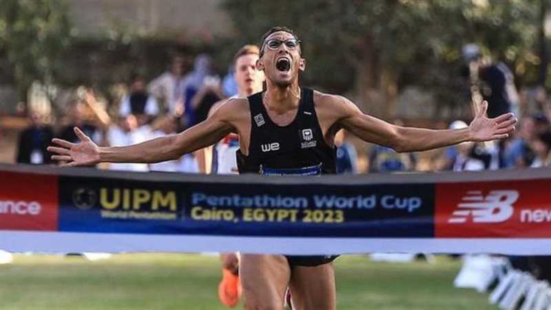 أحمد الجندي بطل الخماسي