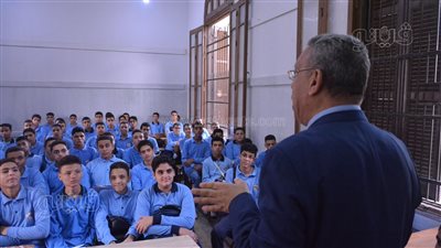 شاهد الحصة الأولى بمدرسة السعيدية بالعام الدراسي الجديد (صور)