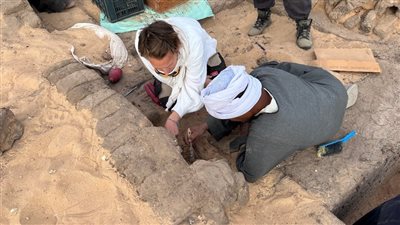 جرار نبيذ عمرها 5 آلاف سنة، كشف أثري جديد في أبيدوس بسوهاج 