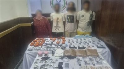 ضبط عصابة السلام لتجارة مخدري الاستروكس والكيتامين 