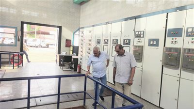 رئيس مياه المنوفية يتابع سير العمل بفرع سرس الليان