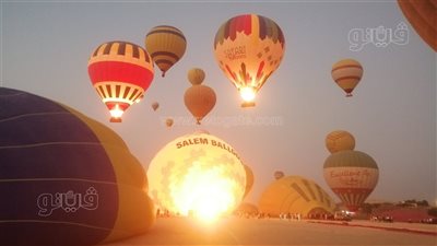 مشهد خيالي لحضارة الأجداد من الأعلى، انطلاق رحلات البالون الطائر على أرض الأقصر (فيديو وصور)