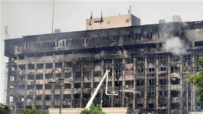 النيابة: سماع أقوال 33 مصابا في حريق مبنى مديرية أمن الإسماعيلية 