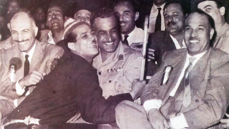 فتحى رضوان مع عبد