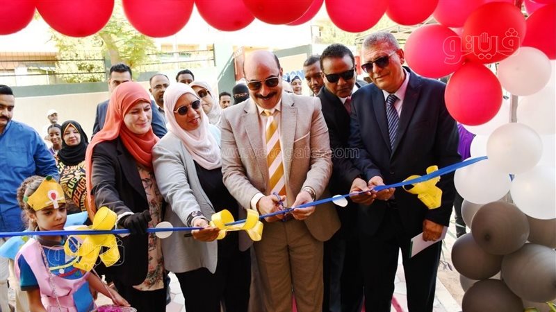 افتتاح مدرسة فى اسوان،