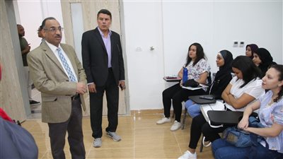 رئيس جامعة طيبة التكنولوجية يتابع انتظام الدراسة للعام الجامعي 2023-2024