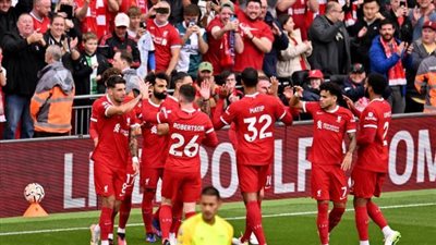 الدوري الإنجليزي، تعادل سلبي بين ليفربول وبرايتون بعد مرور 15 دقيقة 