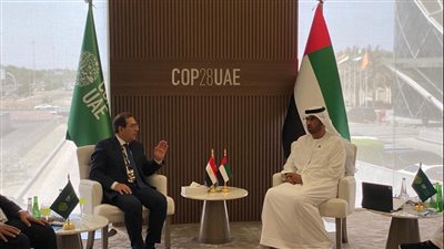 وزير البترول يلتقي سلطان الجابر رئيس مؤتمر الأمم المتحدة للمناخ COP28