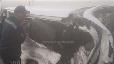 التصريح بدفن 4 طلاب ضحايا حادث انقلاب ميكروباص بالتجمع