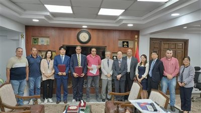 هيئة الاستشعار من البُعد وجامعة الوادي الجديد يبحثان التعاون مع 