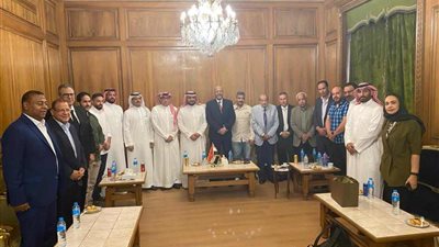 اتحاد عمال مصر يستقبل وفد اللجنة الوطنية السعودية 