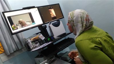 مناظرة 2822 حالة ضمن مبادرة التشخيص عن بعد في الدقهلية 