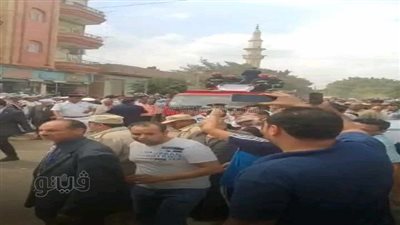 ضحية حريق الإسماعيلية، جنازة مهيبة بالشرقية لنجل شقيقة رئيس مصلحة السجون الأسبق (صور)