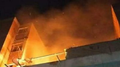 حريق 3 عقارات في قرية صول بأطفيح