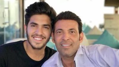 أول صورة لـ نجل سعد الصغير بعد نقله للمستشفى 