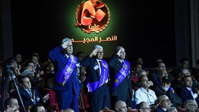 40 صورة ترصد احتفال مصر بالذكرى الخمسين لانتصارات أكتوبر المجيدة