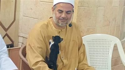على غرار واقعة الجزائر، قطة صغيرة تصر على حضور أمسية دينية بأحد المساجد (فيديو وصور)