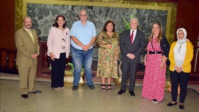 محافظ الأقصر يناقش تجهيزات إقامة المؤتمر السنوي الدولي التاسع لجمعية سيدات أعمال مصر