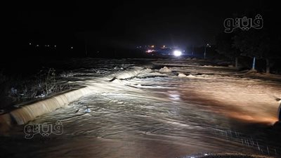 السيول تضرب وادي الرمل بمطروح وتغرق منطقة الكيلو 4 (فيديو)