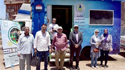 قافلة للتوعية بترشيد استهلاك المياه في الصف