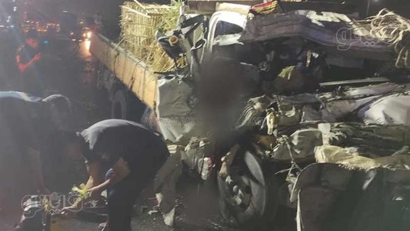 حادث تصادم سيارتين