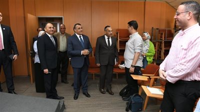 محمد صلاح الدين يقوم بزيارة مفاجئة لشركة الإنتاج الحربي لنظم المعلومات