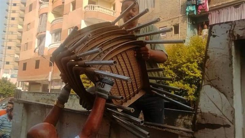 حملة اشغالات بالجيزة؛فيتو
