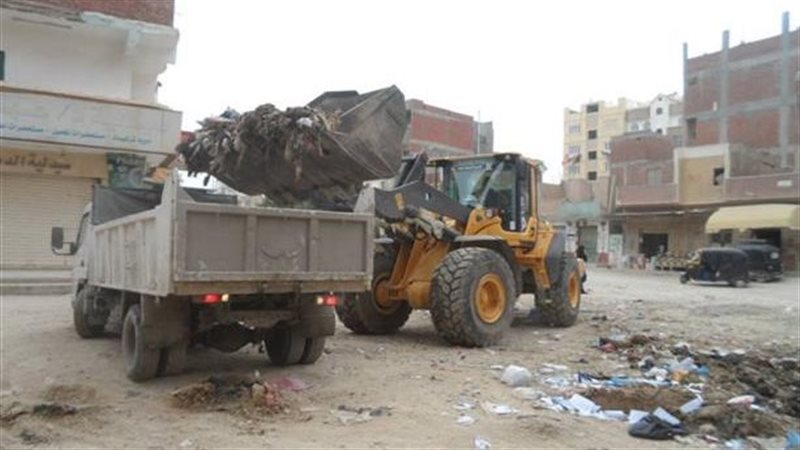 رفع مخلفات القمامة