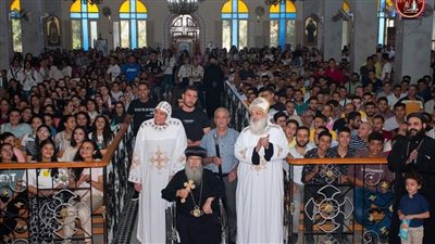 2000 شاب يشاركون في مؤتمر إيبارشية البحيرة بحضور الأنبا باخوميوس