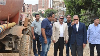 محافظ القليوبية يتفقد أعمال تطوير كورنيش النيل ببنها
