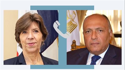 وزير الخارجية يناقش مع نظيرته الفرنسية جهود وقف التصعيد بين الجانبين الفلسطيني والإسرائيلي