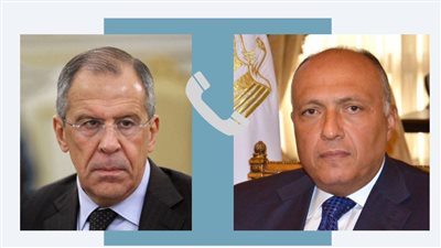 سامح شكري يناقش مع وزير خارجية روسيا دور مجلس الأمن في وقف التصعيد بين الفلسطينيين والإسرائيليين 