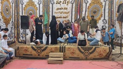 مسرح تفاعلي عن تنظيم الأسرة لفريق نواة دمياط بمركز شباب في الدقهلية