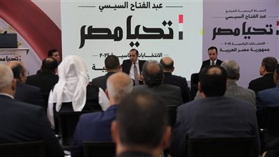 حملة المرشح الرئاسي عبد الفتاح السيسي تستقبل وفد حماة الوطن 