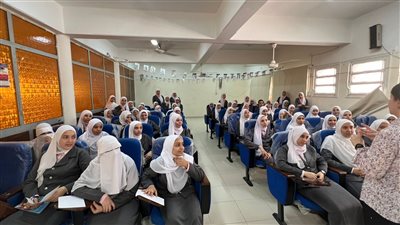 آثار الفيوم تنظم ندوة بمدرسة التمريض بعنوان: هرم اللاهون بين الماضي والحاضر