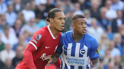 الدوري الإنجليزي، دانك يسجل التعادل لبرايتون في شباك ليفربول (صور)