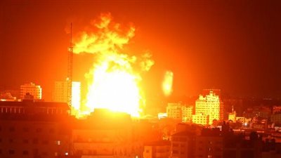 النيران في كل مكان، قصف إسرائيلي متواصل على قطاع غزة (فيديو)