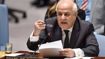 مندوب فلسطين بالأمم المتحدة: إسرائيل تعتبر رسائل التضامن الغربي رخصة لقتل الفلسطينيين