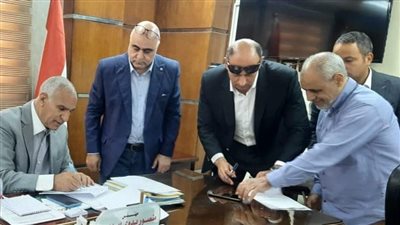 مياه الشرب بالجيزة توقع عقدا مع 